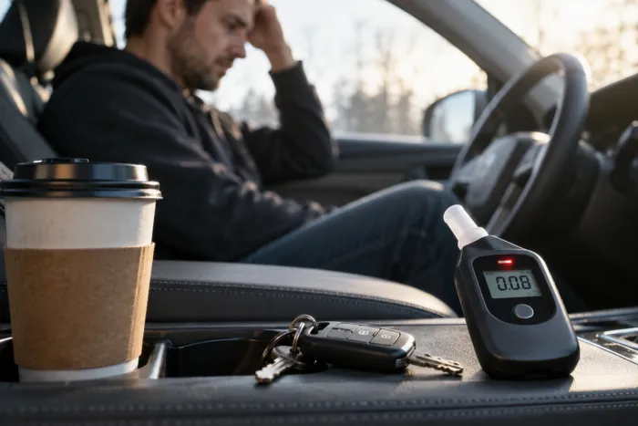 Alcohol al volante al día siguiente: por qué dormir unas horas no garantiza un resultado negativo