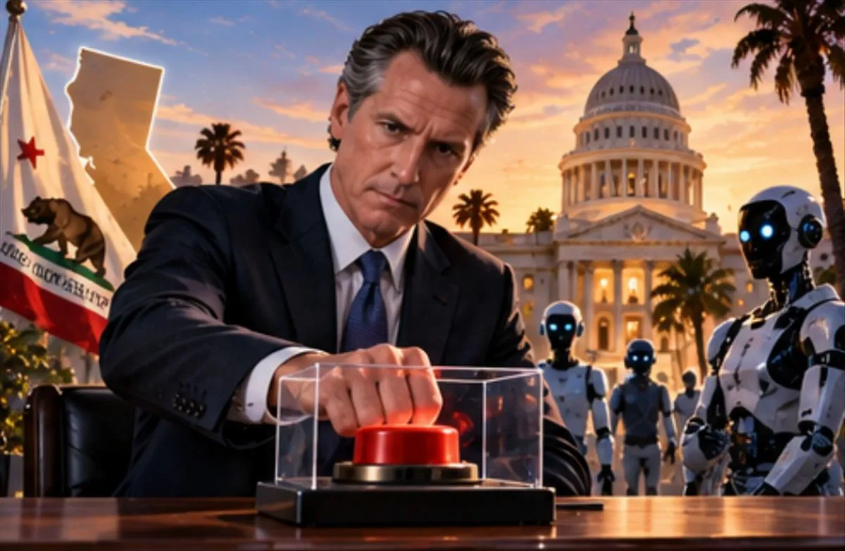 California da marcha atrás: Newsom pide el «kill switch» de IA que vetó hace dos años
