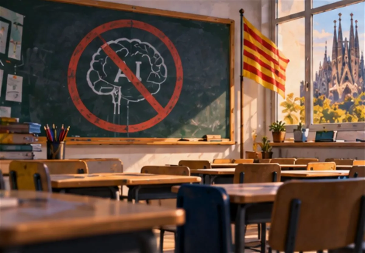 Cataluña quiere prohibir la IA en las aulas hasta los 14 años: la regulación va por delante de la evidencia y Europa la sigue