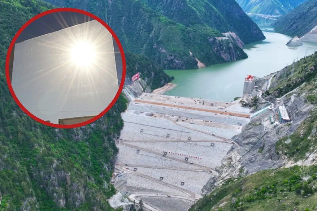 China está construyendo la presa más alta del mundo y necesita 27 espejos gigantes para poder terminarla