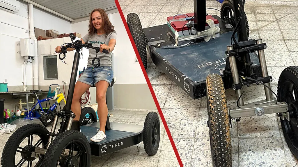 Cristina Navarro, agricultora de Cuenca e inventora del patinete eléctrico 4x4 para trabajar en el campo: “Fue una idea que nace de una necesidad real”