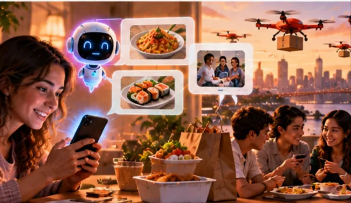 DoorDash lanza un agente IA que pide comida por SMS dentro de Apple Messages — y ya prueba drones de entrega en California