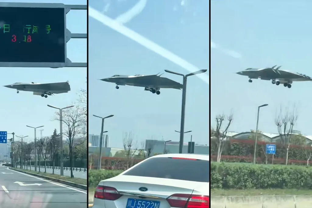 EEUU presume con una ilustración que su F-47 será el primer caza de sexta generación del mundo. China ya tiene dos prototipos volando