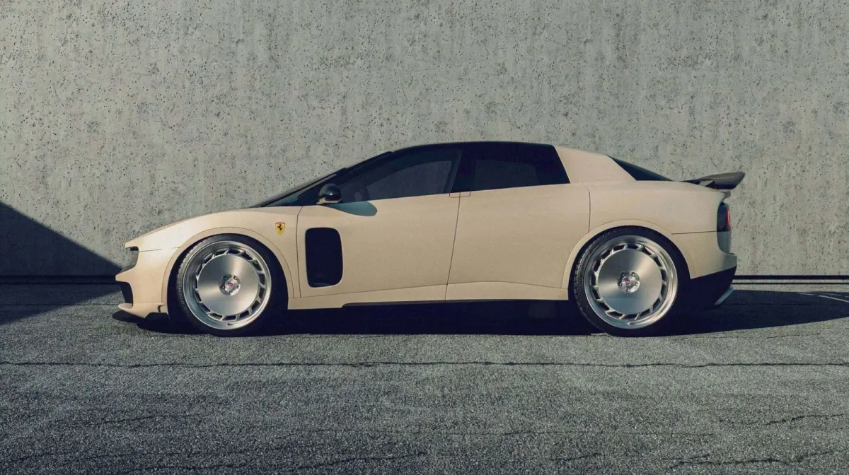 El mundo del tuning empieza a explorar el Ferrari Luce... y la película cambia sólo con llantas y unos pocos detalles