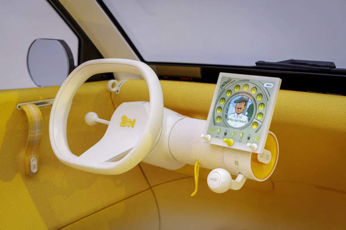 El nuevo Citroën 2CV como no lo habías visto hasta ahora, su interior nos dice más que el exterior del coche barato, de estilo retro, que pronto podrás comprar