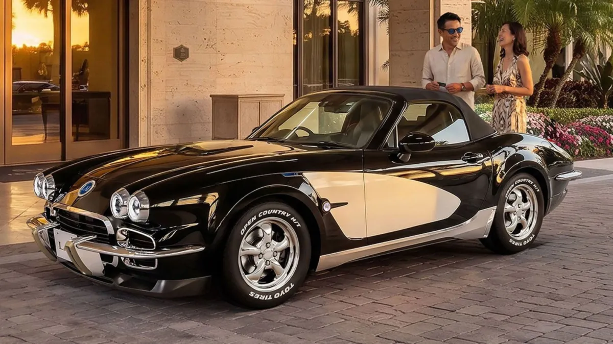 El roadster japonés más icónico de la historia se ha travestido para parecer un Corvette de los 50