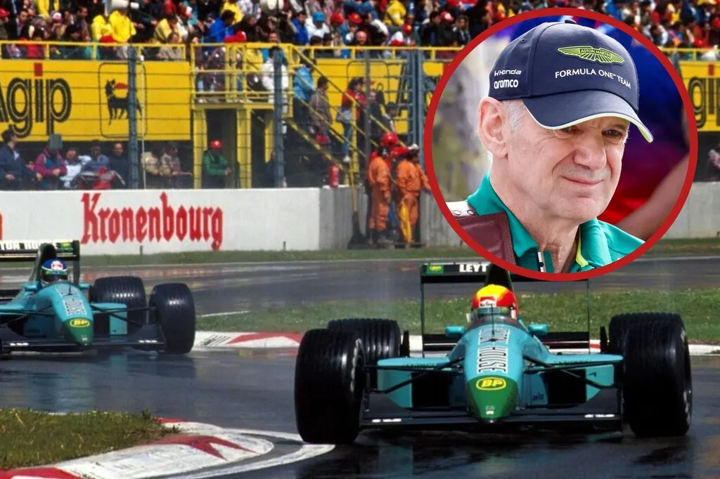 En los primeros pasos de Adrian Newey en la F1 un equipo le despidió  por estar obsesionado con la aerodinámica. Más tarde sus exjefes acabaron en la cárcel
