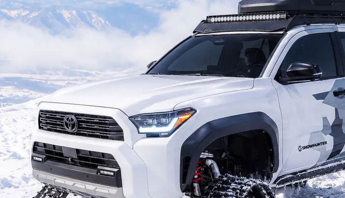Es más barato, pero igual de capaz que el Toyota Land Cruiser, y ahora también una bestia todoterreno para atravesar pistas heladas y nevadas