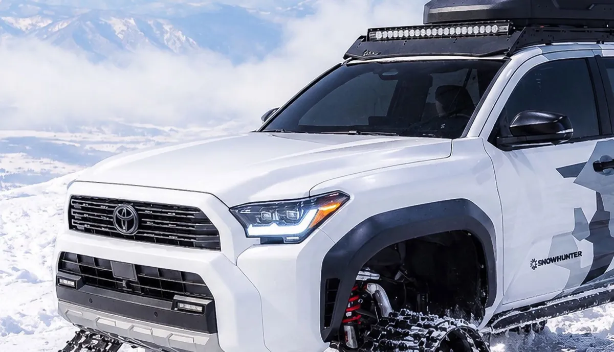 Es más barato, pero igual de capaz que el Toyota Land Cruiser, y ahora también una bestia todoterreno para atravesar pistas heladas y nevadas