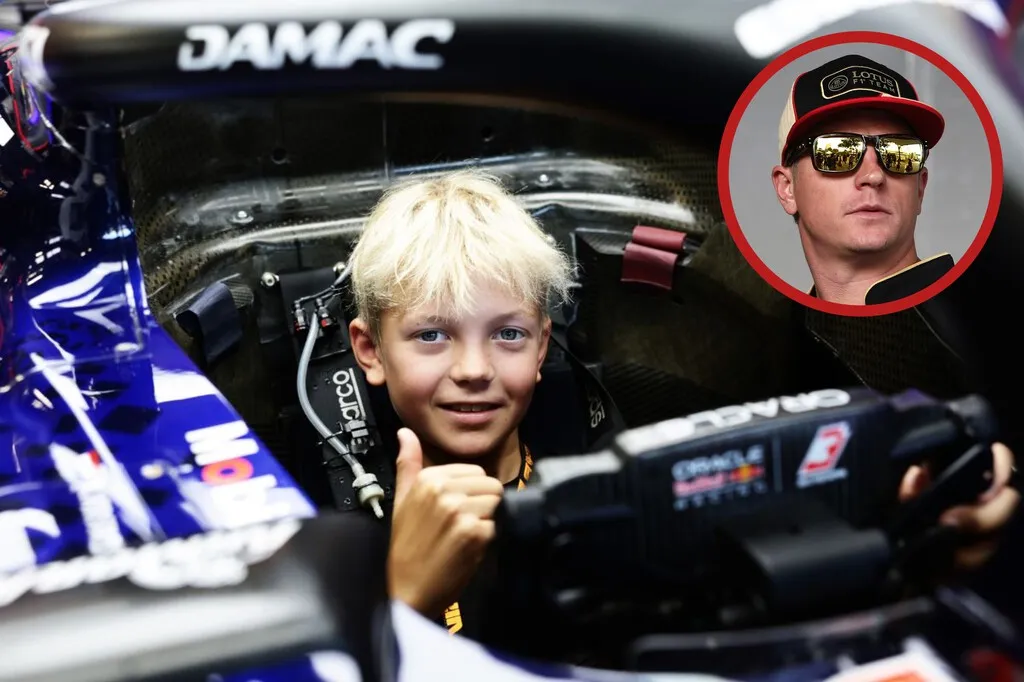 La infancia del hijo de Kimi Raikkonen no está siendo muy normal: le acaba de fichar un equipo de F1 con solo 11 años