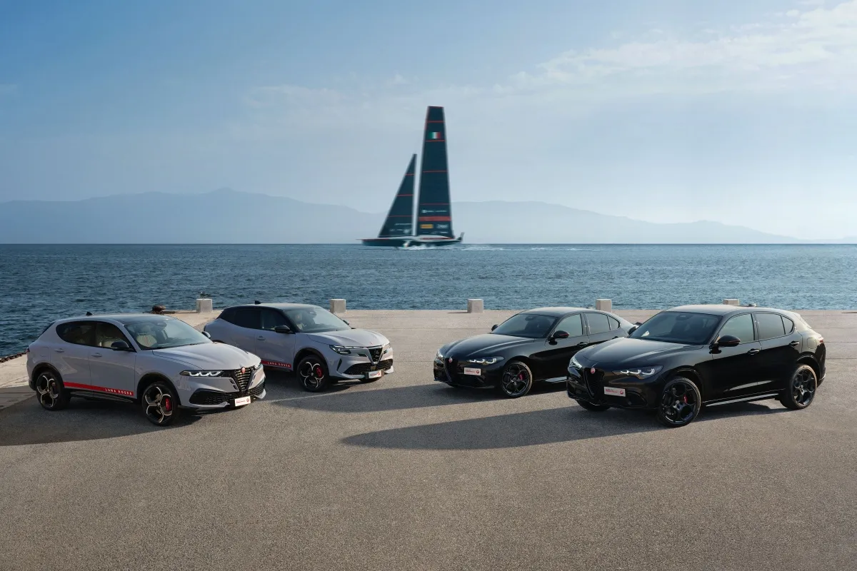 La nueva edición especial Luna Rossa lleva el mundo náutico a los Alfa Romeo Junior, Tonale, Giulia y Stelvio