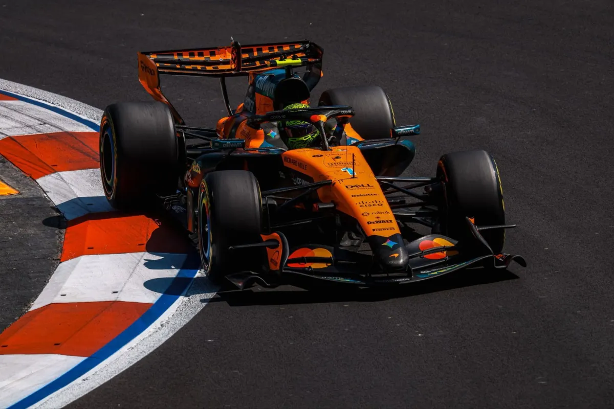 Lando Norris lidera un último entrenamiento al escondite en México