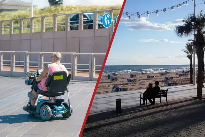 Las sillitas motorizadas de abuelos ingleses han invadido Benidorm, y ahora el Ayuntamiento se pone serio: prohíbe llevar pasajeros