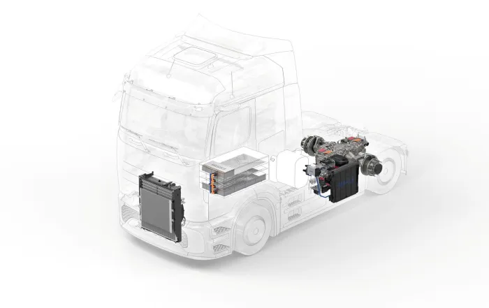 Mezclando electricidad y diésel, el camión del futuro hace 800 Km contaminando un 80% menos