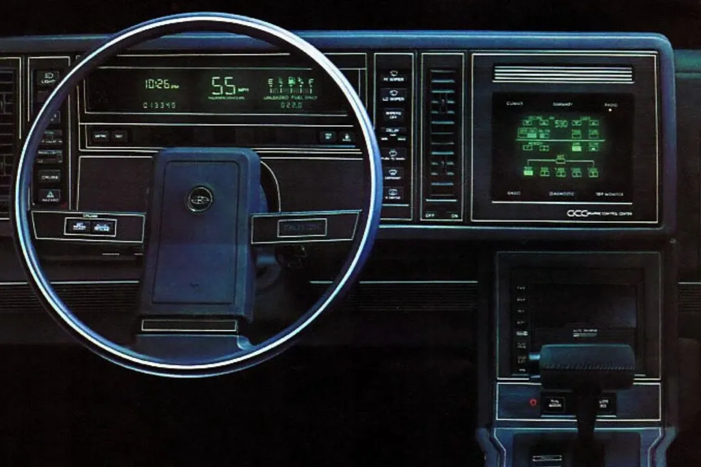 Mucho antes que iPhone o Tesla, el Buick Riviera de 1986 fue el primer coche con una pantalla táctil. Nadie sabía utilizarla