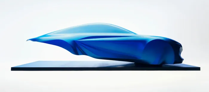 No tiene ruedas y "flota" en el aire, así es el primer adelanto del nuevo Alpine A110 de 2027