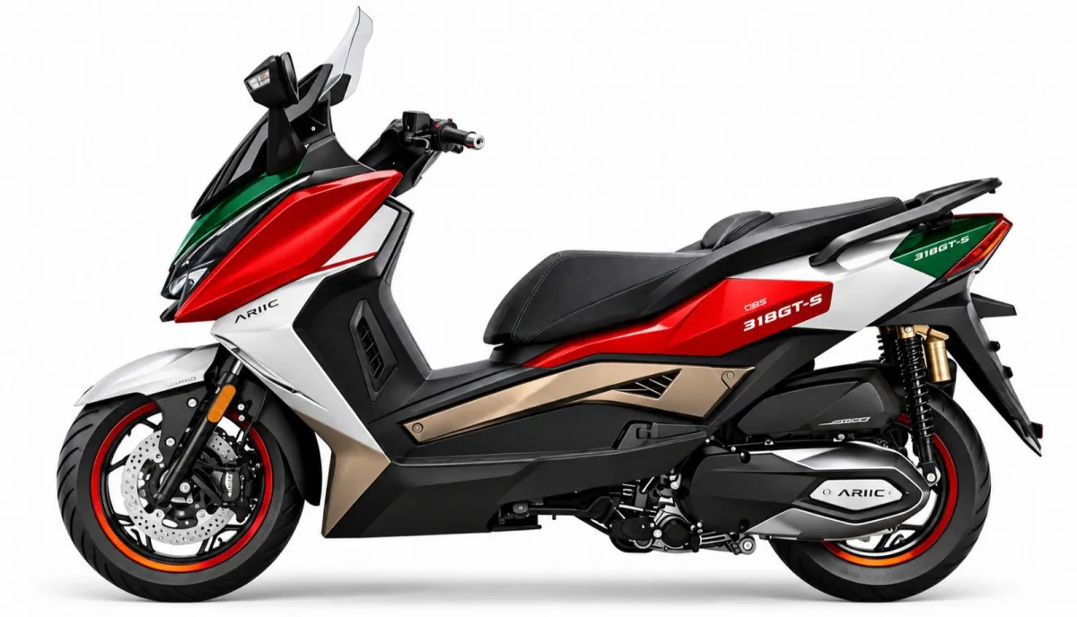 Parece la Forza 350 de Ducati, pero es un maxiscooter que llega con diseño GTI para el carnet A2