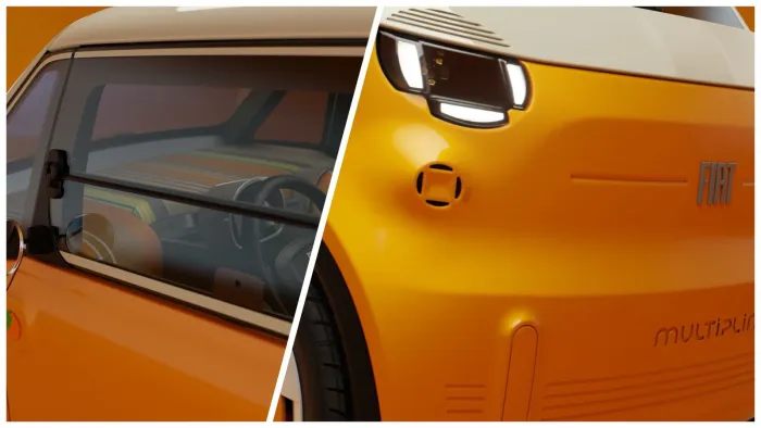 Parece un coche, pero el Fiat Multiplina llegará con precio de moto, y espacio a raudales para su tamaño, y quiere ser el verdadero 2CV de FIAT
