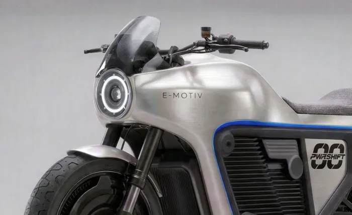 Parece una moto antigua, pero es la plataforma sobre la que se prepara una solución para un futuro de motos que no quemen gasolina y sigan siendo divertidas