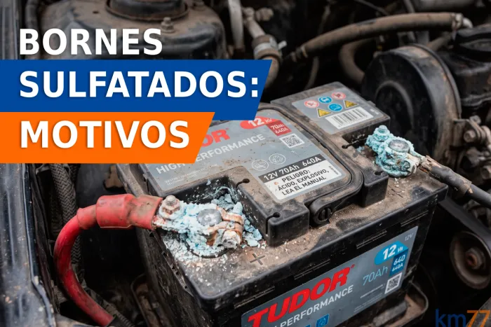 Polvo blanco en los bornes de la batería: por qué sucede