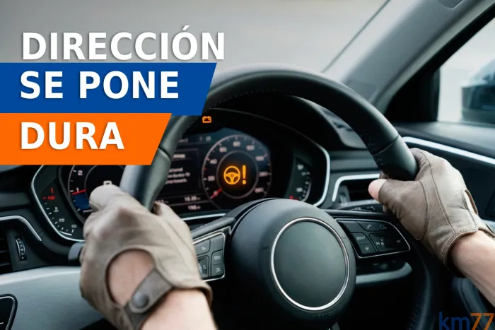 Por qué la dirección se endurece de golpe en algunos momentos