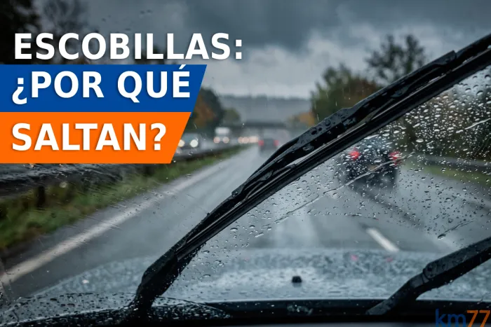 Por qué las escobillas del limpiaparabrisas dan saltos sobre el cristal