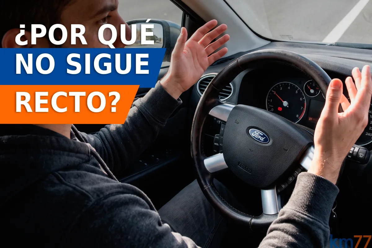 Por qué mi coche no va recto si suelto el volante