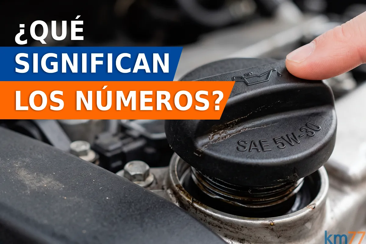 Qué significan los números del tapón del aceite