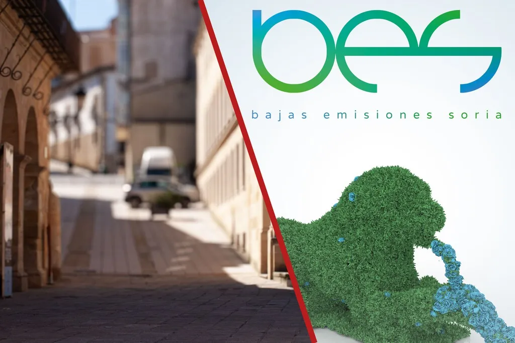 Soria estrena una Zona de Bajas Emisiones que no sirve para nada: casi todo son calles peatonales