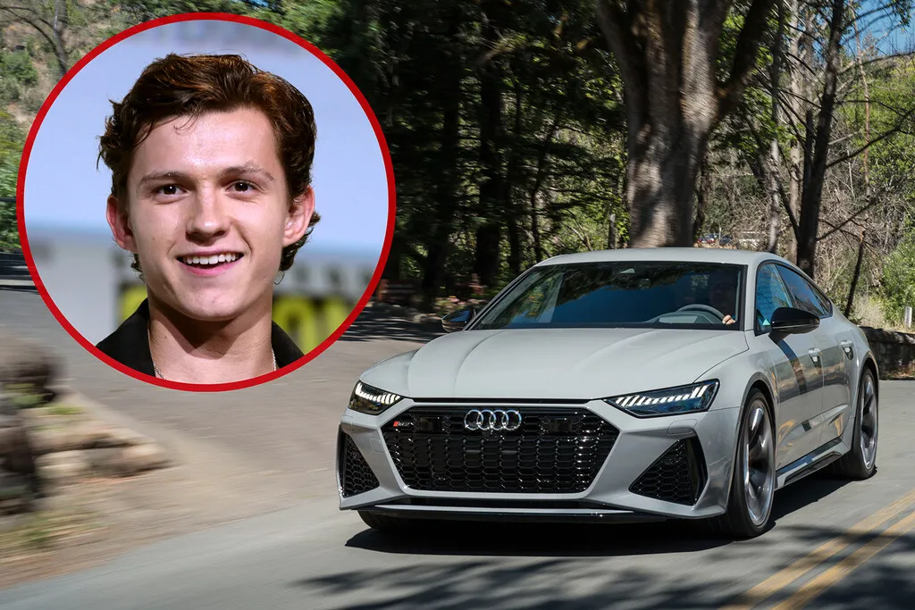 Tom Holland tiene la colección de coches más comentada de Hollywood, pero la mayoría no son suyos, se los presta Audi