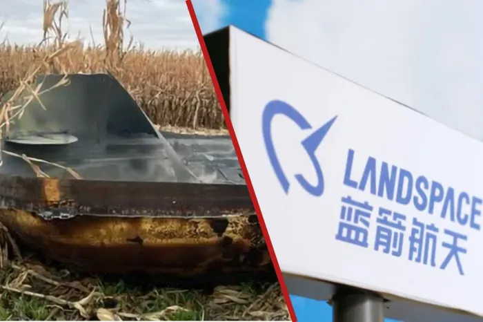 Un agricultor encontró al salir de casa un trozo de metal de casi 4 metros. Eran los restos de un cohete chino que pretendía tumbar al Starlink de Elon Musk