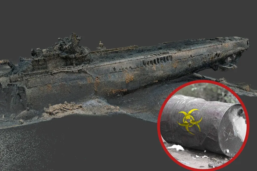 Un submarino nazi lleva 80 años hundido frente a Noruega. Y es una bomba que no saben cómo desactivar: tiene 67 toneladas de mercurio dentro