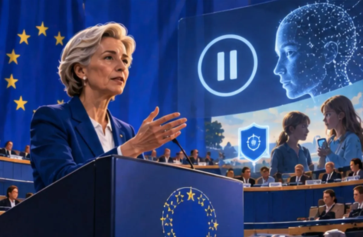 Von der Leyen apoya el freno al desarrollo de IA en su discurso del Estado de la Unión: invitará a los grandes laboratorios a una reunión