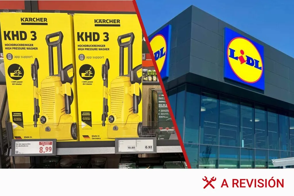 Ya está en Lidl en oferta la hidrolimpiadora que te va a ahorrar paseos al túnel de lavado